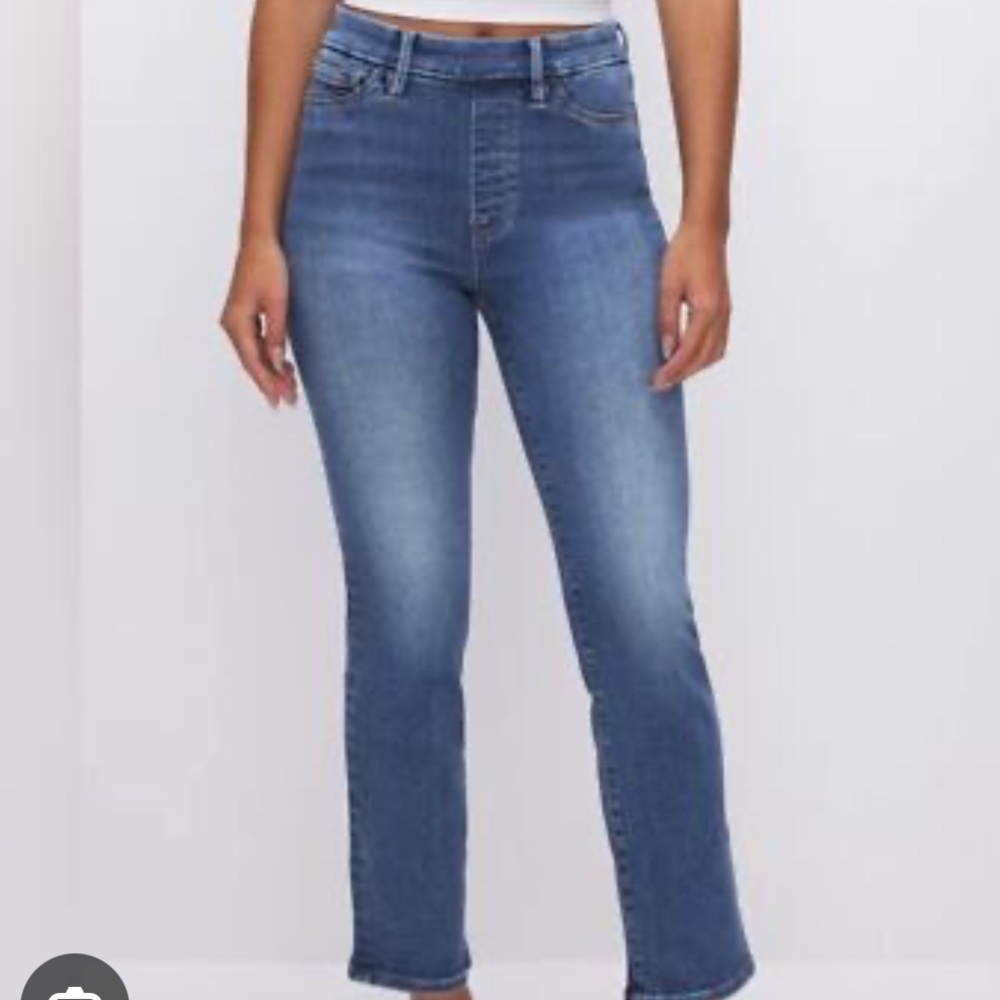 Good American pull straight leg jeans